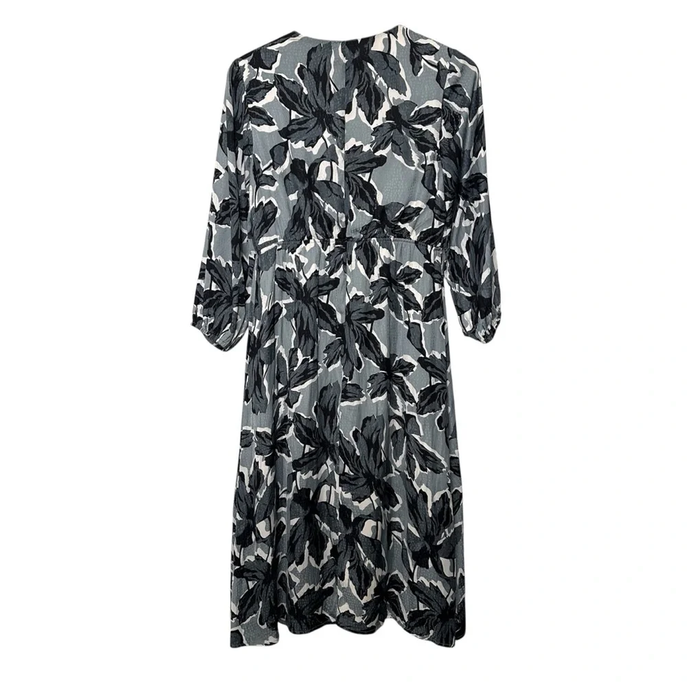 Nordstrom Rack Blue and White Floral Dress Size M - Picture 2 of 4